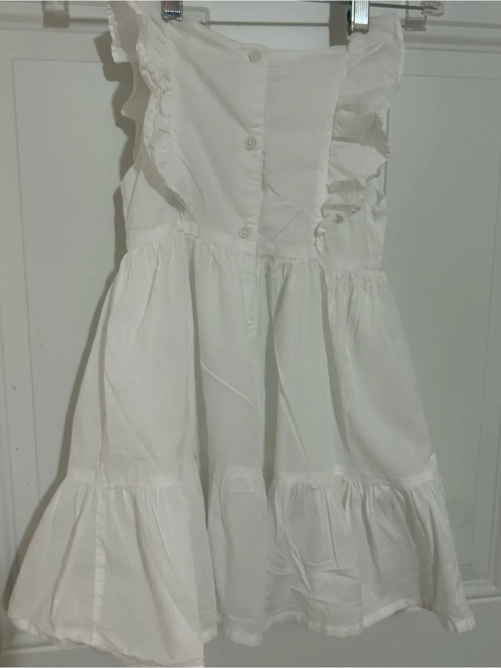 OshKosh B'gosh White Ruffled Sundress